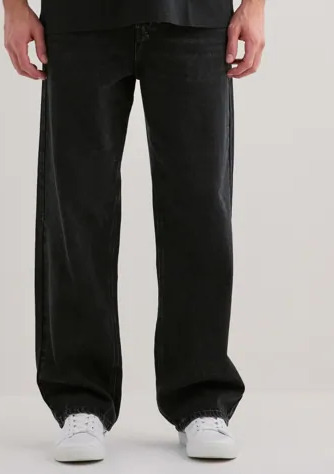 Diesel 2001 D Macro Loose fit jeans Svart
