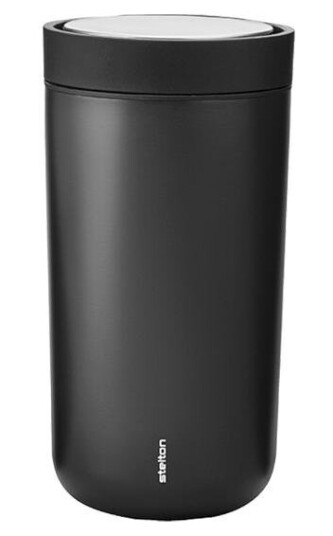 Stelton - To Go Click termokopp 0,2L stål svart