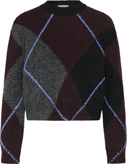 Kaffe Kagrith Knit Pullover   Burgundy   L