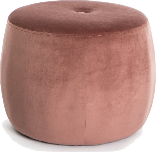 Puff Velvet gammelrosa ø:47 cm Puff Velvet gammelrosa ø:47 cm