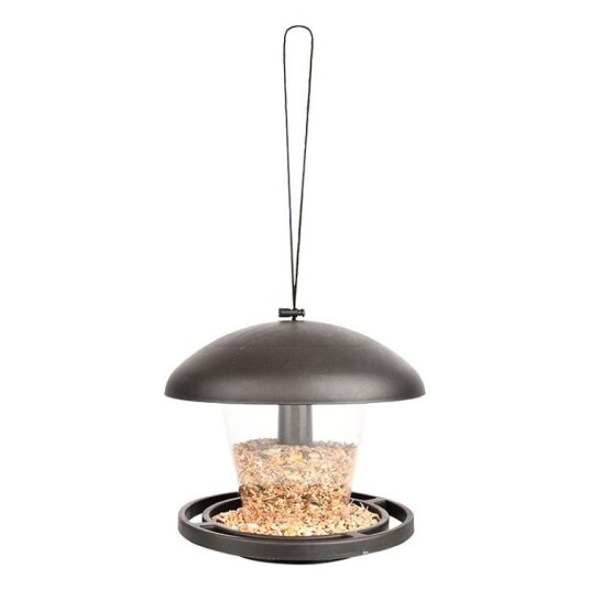GardenLife Fuglemater Frødispenser, Sort