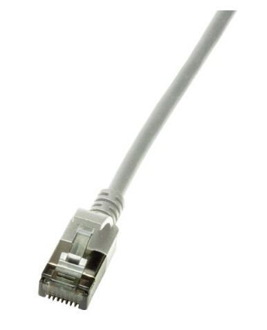 Logilink Slim U/Ftp 1,5 M Cat6a U/Ftp Stp Rj-45 Rj-45 Grå