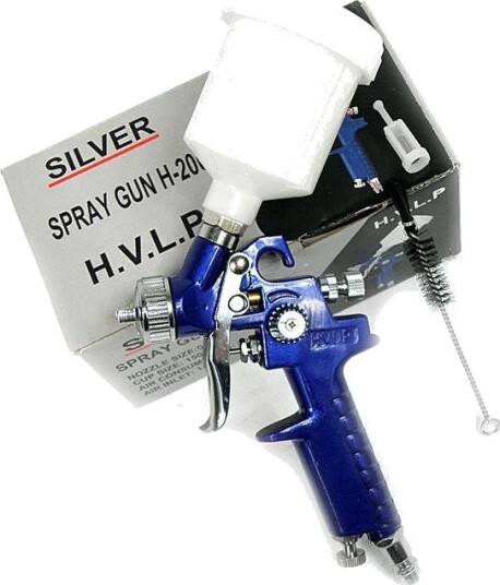 Silver Beholder G-2 Trykkluftlakksprøyte HVLP Med Toppmontert (150 ml)