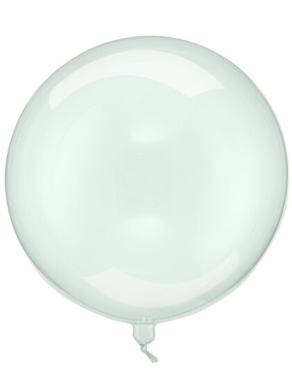 Grønn Gjennomsiktig Ballongkule 40 cm