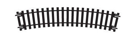 Hornby Singel Sving 1st Radius (1 stk.) R604 Hornby Singel Sving 1st Radius (1 stk.) R604