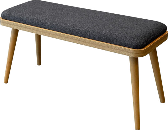 Valsot Sittebenk 33 cm Eik/Antrasitt