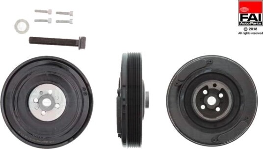 Remskivesett veivaksel FAI AutoParts FVD1000K