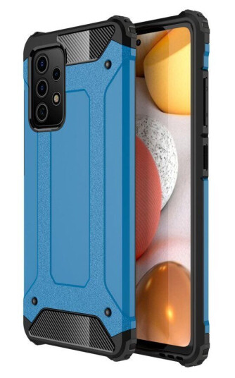 INCOVER Samsung Galaxy A72 (4G / 5G) Armor Guard Håndverker Bakdeksel - Blå