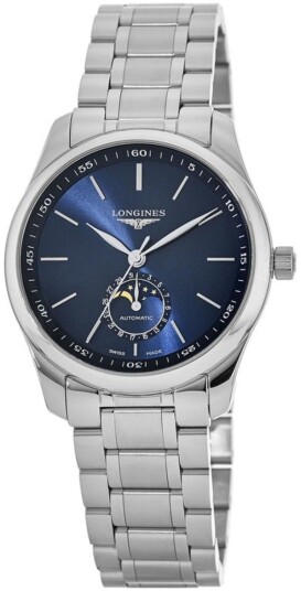 Longines Herreklokke L2.909.4.92.6 Master Blå/Stål Ø40 mm