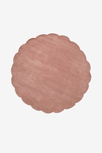 Classic Collection Teppe Shell Rund Rosa Classic Collection Teppe Shell Rund Rosa