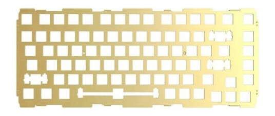 Glorious GMMK PRO 75 % Switch Plate - ANSI - Blass - Gull Glorious GMMK PRO 75 % Switch Plate - ANSI - Blass - Gull