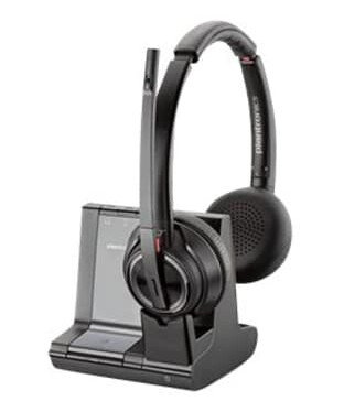 Poly Savi 8200 Series W8220/a Hodesett Stereo Svart Poly Savi 8200 Series W8220/a Hodesett Stereo Svart