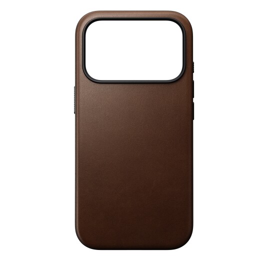Nomad iPhone 17 Pro Modern Læderdeksel MagSafe Brun