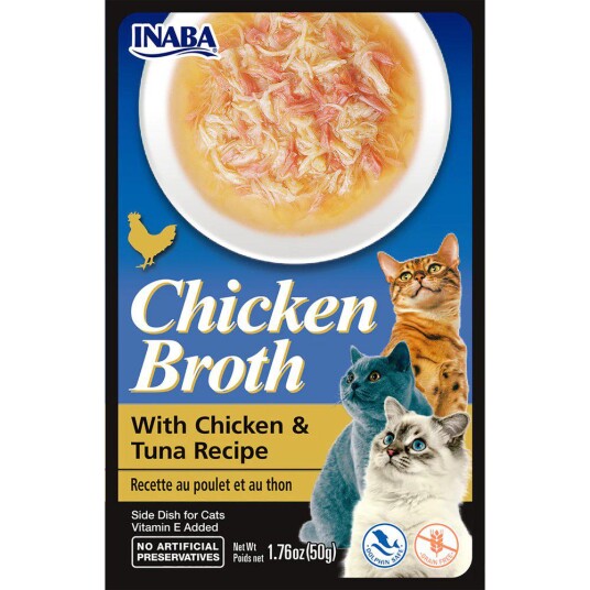 Churu Katt Biter Kylling og Tunfisk 12 x 40g Våtfôr