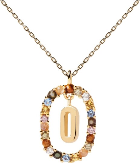 PDPAOLA Letter O Halskjede 18 kt. Gullbelagt sølv CO01-274-U - Dame - 925 sterling silver PDPAOLA Letter O Halskjede 18 kt. Gullbelagt sølv CO01-274-U - Dame - 925 sterling silver