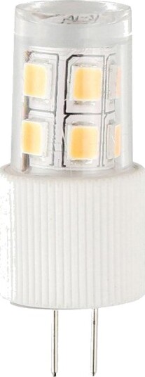 Spl G4 2W dimbar LED pære 12V   200lm T14.6 varmhvit klart glass   Dimbar : Dimbar Kulør : Varm