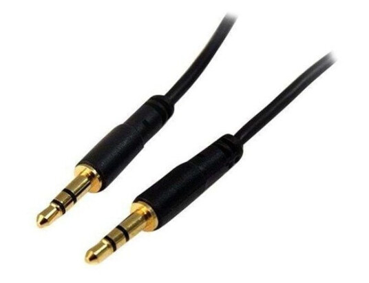 StarTech.com 3.5mm Lydkabel Slim 0,91 m Svart StarTech.com 3.5mm Lydkabel Slim 0,91 m Svart