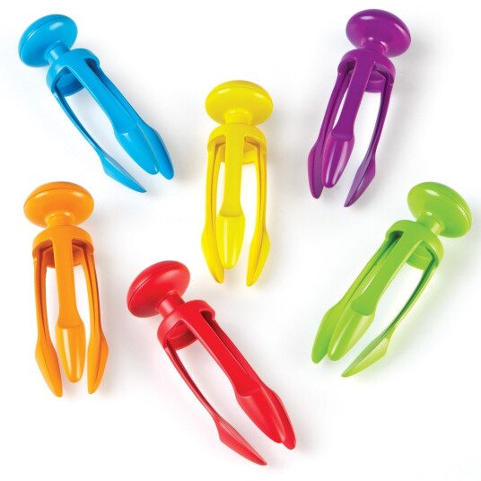 Learning Resources Tri-Grip Tang Sett med 6 stk.