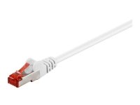 MicroConnect - Nettverkskabel - RJ-45 (hann) til RJ-45 (hann) - 10 m - 5.6 mm - foliebelagt uskjermet tvinnet kabelpar (F/UTP) - CAT 6 - rund, flertrådet - hvit