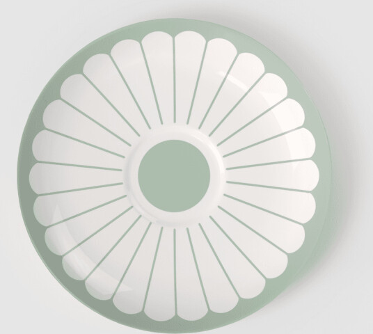 Villeroy & Boch Fleur Vert Skål til Frokostkopp 17,5 cm Villeroy & Boch Fleur Vert Skål til Frokostkopp 17,5 cm