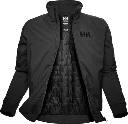 Helly Hansen Herre Hp Racing Lifaloft Vanntett Bomberjakke Grå M M