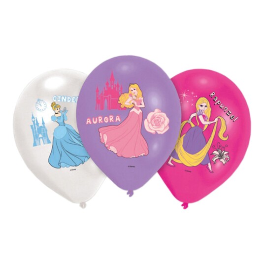Amscan International Ballonger Prinsesser - 6-pakning