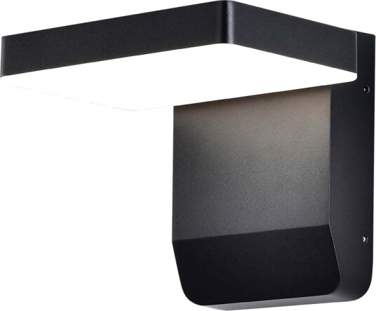 V Tac 17W LED vegglampe   4000K sort   Kulør : Nøytral