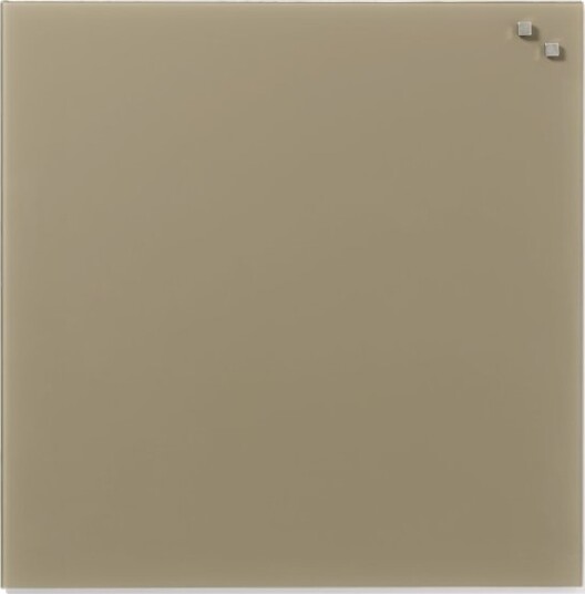 Magnetisk Glastavle 45 X 45 Cm Beige