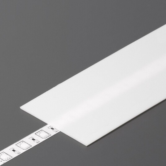Topmet 2m deksel G SLIDE   Melkehvit
