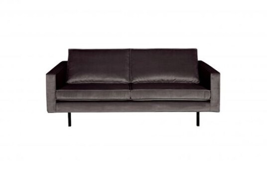 BePureHome - Rodeo 2,5 pers. sofa fløyel - Antrasitt