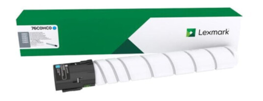 Lexmark CS923/CX92X C HC Toner - 76C0HC0 Original - Cyan 34000 sider Lexmark CS923/CX92X C HC Toner - 76C0HC0 Original - Cyan 34000 sider