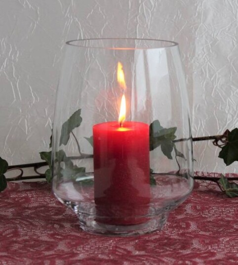 Lyslykt i glass