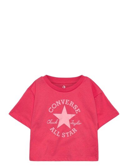 Converse Cnvg S/S Dissected Ctp T Shirt Red 98/104