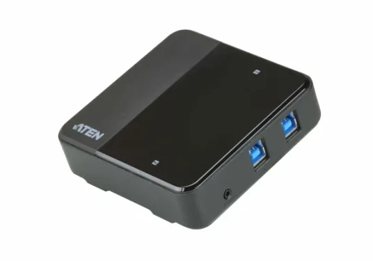 Aten Us3324 2 X 4 Usb 3.1 Gen1 Peripheral Sharing Switch - Usb-Periferdelesvitsj - 4 X Usb 3.1 Gen 1 - Stasjonær