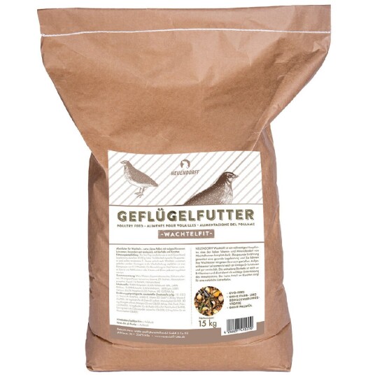 Neuendorff Premium Hobby Vaktel Fit 15 kg Neuendorff Premium Hobby Vaktel Fit 15 kg