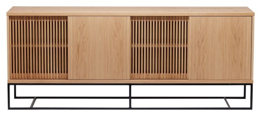 Woodman Ende Skjenk, Naturlig eikefiner, 188x45x75 Unoliving