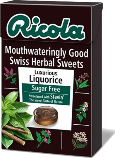 Ricola liquorice sugar free 45 g