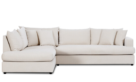 Soffadirekt BOLNUEVO L sofa Venstre Hel Pute Offwhite Soffadirekt BOLNUEVO L sofa Venstre Hel Pute Offwhite