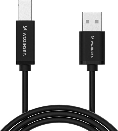 Usb-Kabel Wozinsky Usb-B Til Usb-A 1 M Svart 5907769376627