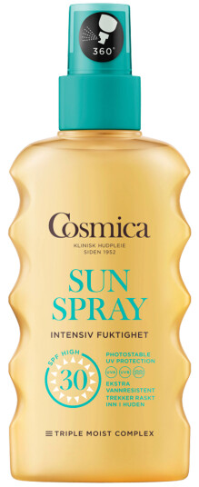 Cosmica SPF 30 Solspray med Intensiv Fuktighet 175 ml