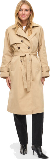 Vila Vivian L/S Trenchcoat Beige 40