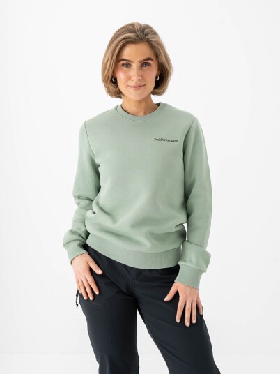 Peak Performance Original Small Logo Crew Grønn S