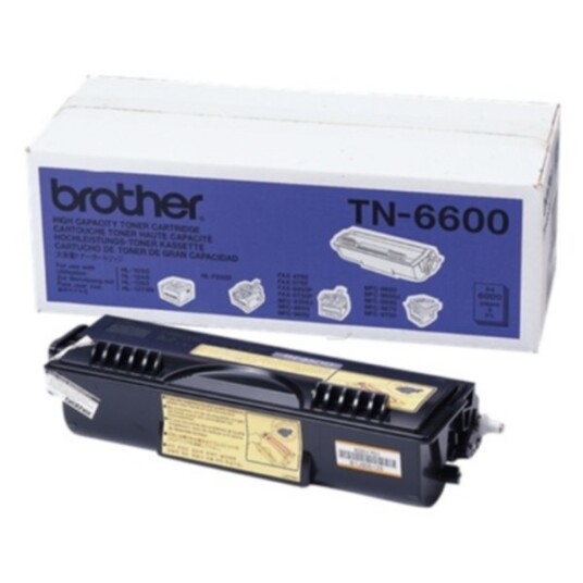 Brother TN-6600 Toner, 6000 A4 ved 5% dekning Brother TN-6600 Toner, 6000 A4 ved 5% dekning