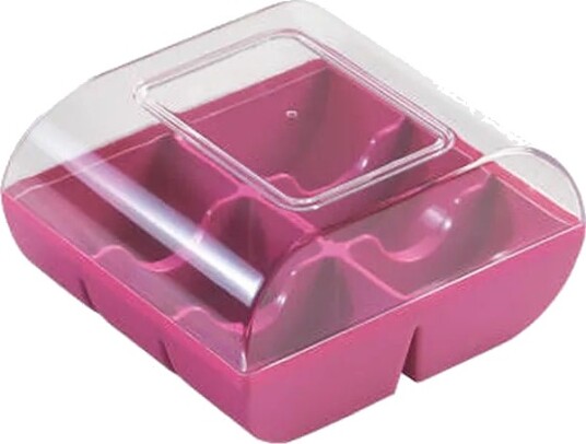 Silikomart Makronboks Rosa 90 Stk | Slikkepott.No