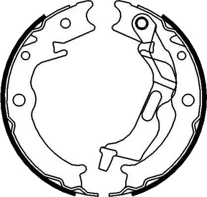 Bremseskosett, håndbrems TRW GS8815