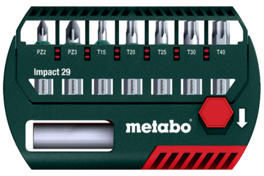 Metabo Bitsboks Impact 29 deler