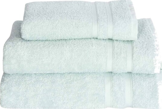 Borg Living Badehåndkle - 70x140 cm - Myntfarget - Borg Living