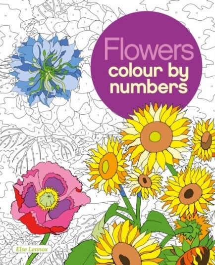 Flowers Colour By Numbers Av Arcturus Publishing Flowers Colour By Numbers Av Arcturus Publishing