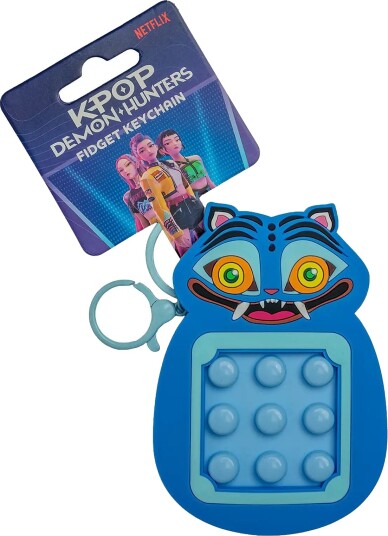 Euromic Kpop Demon Hunters Fidget Nøglekæde Blue ONE SIZE Euromic Kpop Demon Hunters Fidget Nøglekæde Blue ONE SIZE