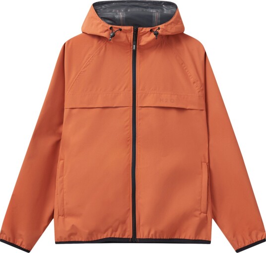 H2O Rømø Lw Rain Jacket - Packable - Orange - M H2O Rømø Lw Rain Jacket - Packable - Orange - M